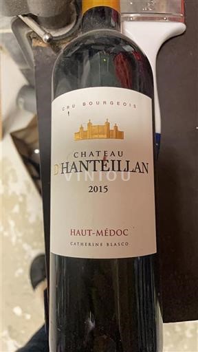 Bordéus Haut-Médoc Cru Bourgeois Château Hanteillan 2015