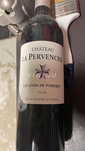 Bordeaux Lalande-de-pomerol Château La Pervenche 2016