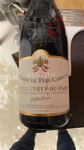 Rhônen laakso Châteauneuf-du-Pape Domaine Père Caboche 2020