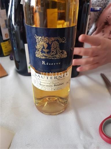 Bordeaux Sauternes Maison Johanes Boubée Réserve Non-Vintage