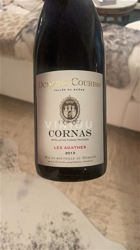 Údolí Rhôny Cornas Domaine Courbis Les Agathes 2013