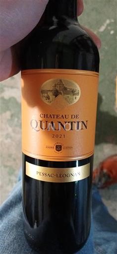 Bordeaux Pessac-Léognan Château Quantin 2021