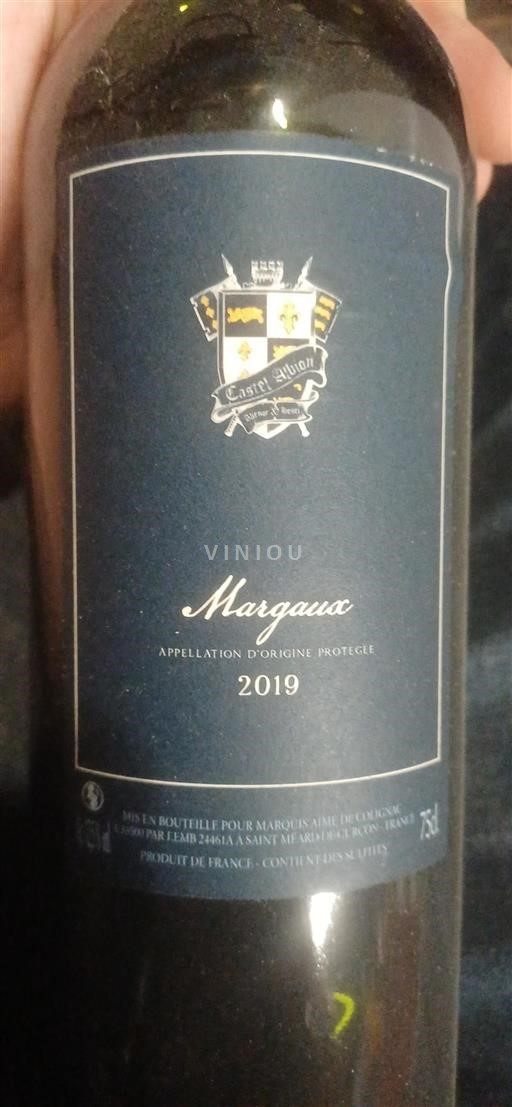Bordeaux Margaux Castel Albion 2019