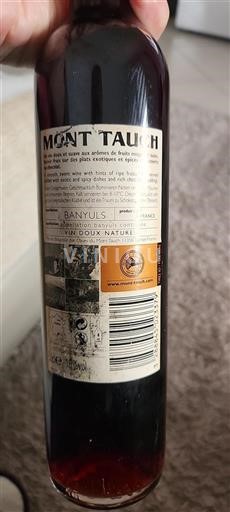 Roussillon Banyuls Mont Tauch 2010