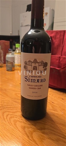 Bordeaux Saint-Émilion Château Simard 2016