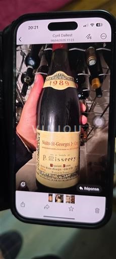 Bourgogne Nuits-saint-georges Premier Cru P. Misserey 1989