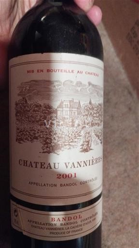 Provence Bandol Château Vannières 2001