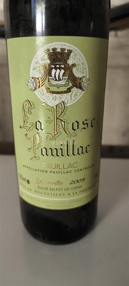Bordéus Pauillac La Rose Pauillac 2009