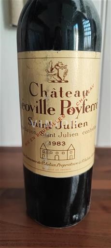Burdeos Saint-Julien Grand Cru Château Leoville Poyferre 1983