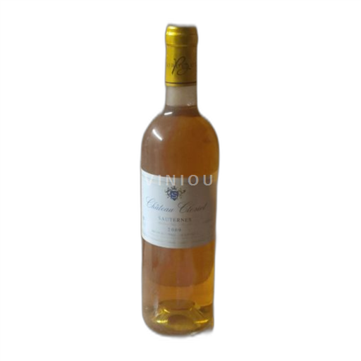Bordeaux Sauternes Closiot 2009