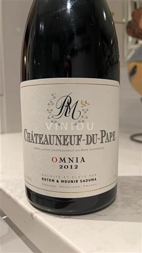 Valle del Rodano Châteauneuf-du-Pape Rotem & Mounir Saouma Omnia 2012