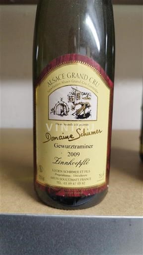 Alsasko Gewürztraminer Domaine Schirmer Zinnkoepflé 2009