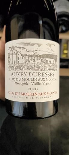 Burgund Auxey-Duresses Clos Du Moulin Aux Moines Vieilles Vignes 2020