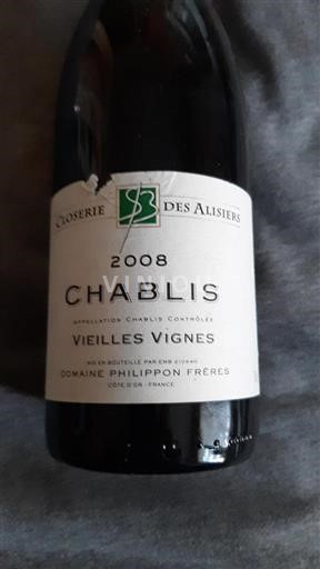 Bourgogne Chablis Domaine Philippeon Frères Vieilles Vignes 2008