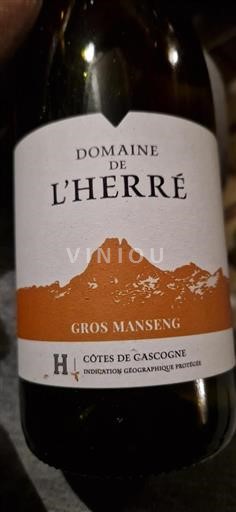 Zuidwest-Frankrijk Côtes de Gascogne Domaine L'herré Gros Manseng 2023