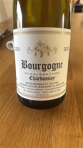 Burgundy Domaine Seguin Jeanmarc Et Jocelyne Chardonnay 2023