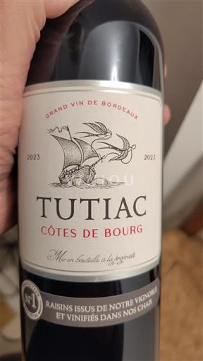 Bordeaux Côtes-de-bourg Tutiac 2023