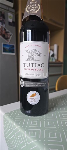 Бордо Кот-де-Бур. Tutiac 2023