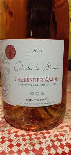 Valle del Loira Cabernet-d'Anjou Charles De Villeneuve 2023