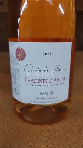 Loire Valley Cabernet d'Anjou Charles De Villeneuve 2023