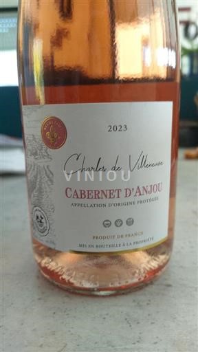 Loire Valley Cabernet d'Anjou Charles De Villeneuve 2023
