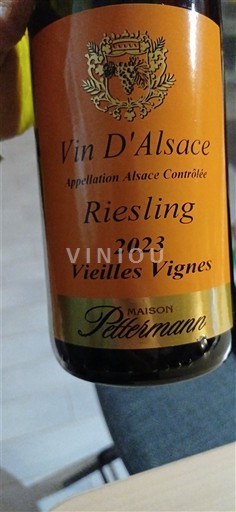 Alsace Maison Pettermann Vieilles Vignes 2023