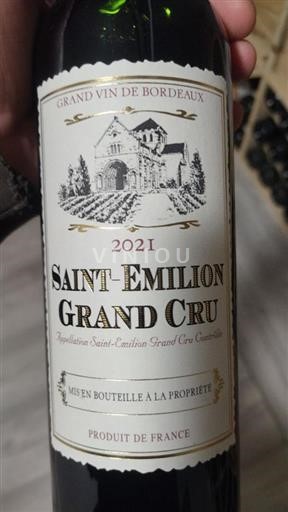 Bordeaux Saint-Émilion Grand Cru Château X 2021