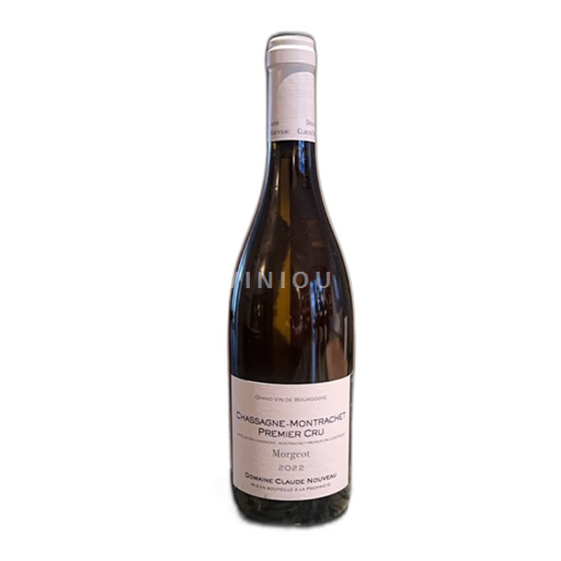 Vin Blanc sec Morgeot Domaine Claude Nouveau 2022 France Bourgogne Chassagne-montrachet AOC Premier Cru