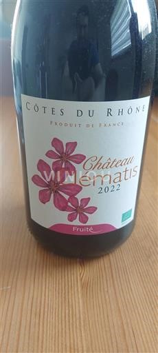 Valle del Rodano Côtes-du-Rhône Château Clématis Fruité 2022