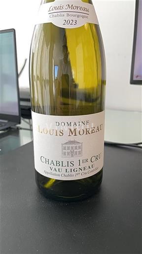 Borgoña Chablis Premier Cru Premier Cru Domaine Louis Moreau Vau Ligneau 2023