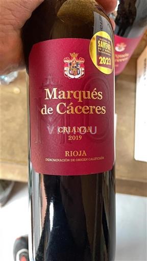 La Rioja Rioja Marqués De Cáceres Crianza 2019