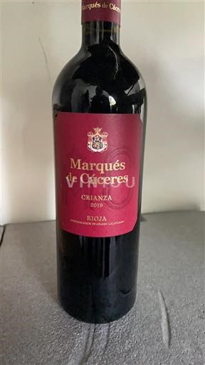 La Rioja Rioja Marqués De Cáceres Crianza 2019