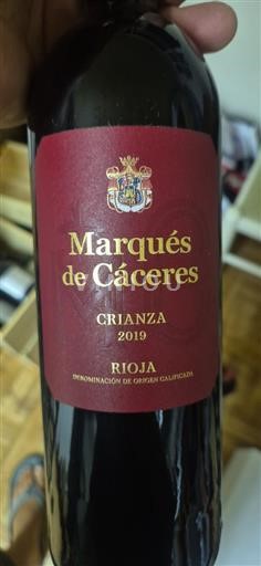 La Rioja rioja Marqués De Cáceres Crianza 2019