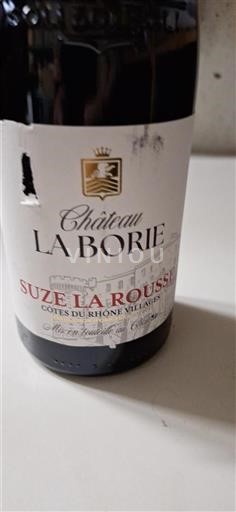 Rhône Valley Côtes du Rhône Villages Château La Borie Suze La Rousse 2024