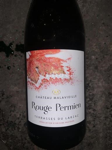 Languedoc Terrasses-du-larzac Château Malavieille Rouge Permien Ikke årgangsbestemt