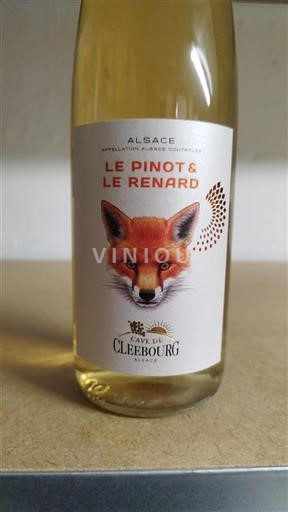 Alsazia Alsazia Grand Cru Cave De Cleebourg Le Pinot & Le Renard 2020
