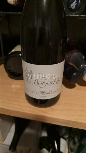 Borgonha Hautes-Côtes de Beaune Grand Cru Domaine Bergerrive 2020