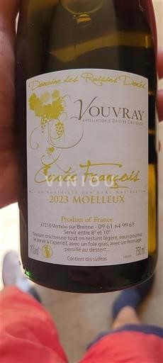 Loire-dalen Vouvray Domaine Les Rallins Dorés François 2023