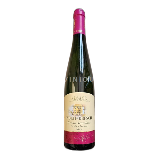 Vin Blanc sec Gewurztraminer Vieilles Vignes Wolff-Dresch 2018 France Alsace Vin de France