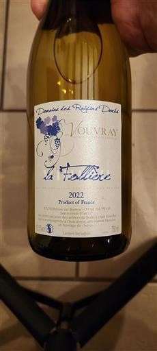 Loire-dalen Vouvray Domaine Des Rablais Dorés La Follière 2022