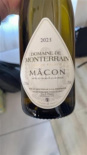 Bourgogne Mâcon och Mâcon-Villages Domaine Monterrain 2023