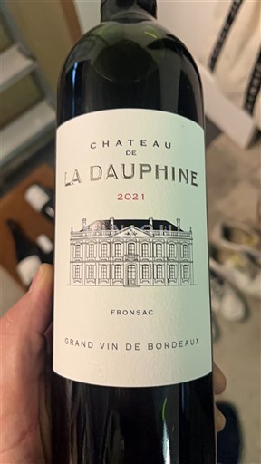 Bordeaux Fronsac Château La Dauphine 2021