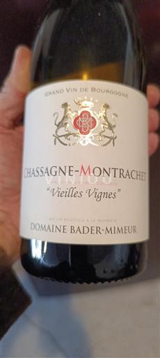 Bourgondië Chassagne-Montrachet Domaine Badermimeur Vieilles Vignes Niet-geïntegreerd