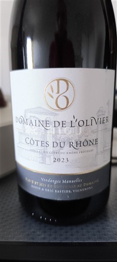 Údolí Rhôny Côtes-du-Rhône Domaine L'olivier 2023