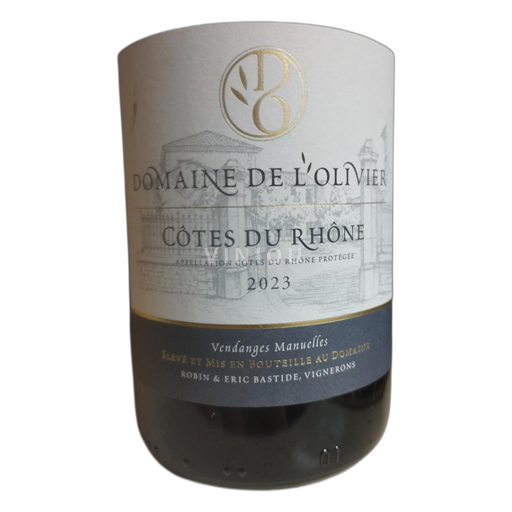 Rhônevallei Côtes-du-rhône Domaine L'olivier 2023