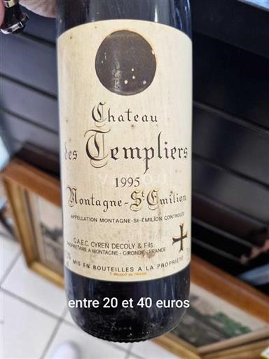 Bordeaux Montagne-Saint-Émilion Château Des Templiers 1995