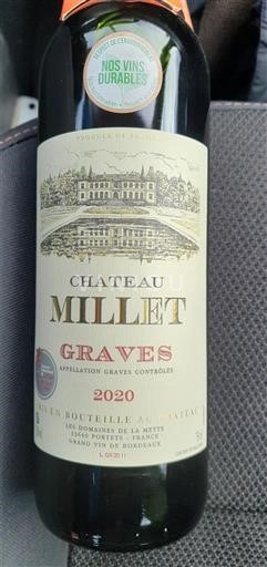 Bordeaux Graves Château Millet 2020