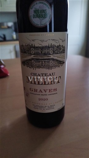 Bordeaux Graves Château Millet 2020