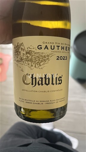 Bourgogne Chablis Domaine Alain Gautheron 2023