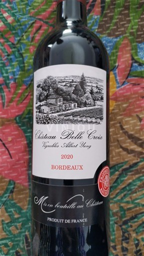 Burdeos Bordeaux Château Bellecroix 2020